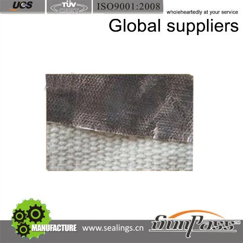 Fireproof Aluminum Foil Cloth Heat Insulation Ceramic Fiber Cloth