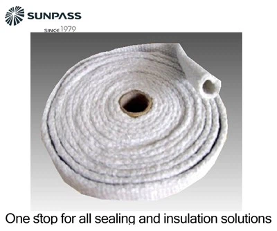 Tubo trenzado de fibra cerámica