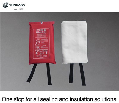 Manta ignífuga de fibra de vidrio