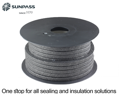 Empaquetadura trenzada de grafito/PTFE